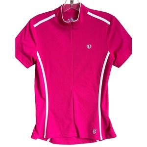 Pearl Izumi for Women Medium Hot Pink Select Cycling Jersey Zip Barbiecore